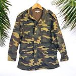 MOUSSY Thick Camo Utility Jacket with Hidden Hood Photo 0