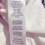 frame denim FRAME LE HIGH STRAIGHT HIGH RISE WHITE DISTRESSED DESTRUCTED STRETCHY JEANS 26 Photo 5