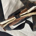 Artisan Quilted  embroidered Chic-a-dee double handle satchel. Photo 5