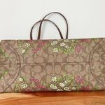Coach NWT City Tote Bag In Signature Canvas With Floral Print Photo 5