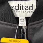 Black Bomber Jacket by Edited by Remi Bader NWT Size M Photo 5