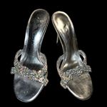 Nina  silver rhinestone sparkle evening shoes! Photo 1
