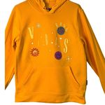 Brooklyn Cloth  Womens Sweatshirt Size M Yellow Pullover Pockets Lightweight Photo 0