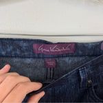 Gloria Vanderbilt Navy Blue Watercolor Tie Dye Corduroy Amanda Jeans Size 10 Photo 5