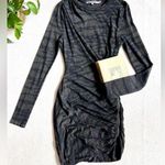 Pam & Gela Camo Long Sleeve Jersey Knit Dress Photo 0