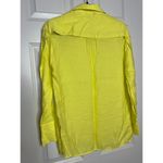 Massimo Dutti  Lemon Yellow Button Front Shirt Size XS Blouse Photo 1