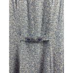 Rampage Womens Sleeveless Jumpsuit Medium Blue Floral Print Button Front Photo 7