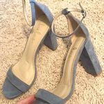 Lulus Blue Suede Heels Photo 0