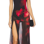 NBD  Adeliza Maxi Dress In Dyed Foliage Floral Photo 0