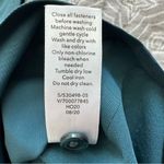 Athleta  Urbanite Button Up Top Oceanic Teal Size XL Photo 10