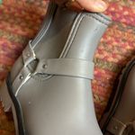 Bernardo  GREY HARNESS PULL / SLIP ON RUBBER RAIN BOOTS SHORTIE Photo 6