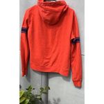 PINK - Victoria's Secret Victoria’s Secret PINK Women’s Sz M Orange Red Jacket Half Zip Pullover Sweater Photo 9