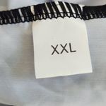 Black and White Circle Print Tankini Swimsuit NWOT Size XXL Polka Dot Tankini Photo 6