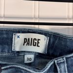 Paige  High Rise Laurel Canyon Flare Medium Wash Denim Jeans Women’s Size 30 Photo 9