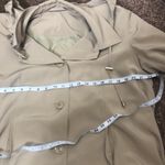 Regent park tan button up trench coat size large​ Photo 8