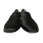 OTBT Black Calf Hair Coyote Slip On Shootie Size 8.5M Low Heel Minimalist Photo 6