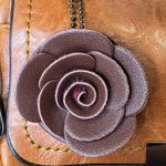 Vegan Leather Handbag Tan Photo 1