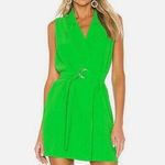 Amanda Uprichard  Wintour Blazer Sheath Wrap Dress Green Size 1X Photo 0