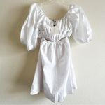 Faithfull the Brand New Gabrielli Mini Dress cut out White Size M/ US 6 Photo 4