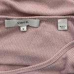 Vince Size M Pink Ribbed Knit 3/4 Sleeve Top Stretchy VX79183436 Photo 1