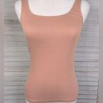 A New Day Ribbed Tank Top Peachy/Beige-Small Photo 0