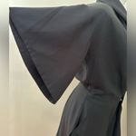 Live Better Ever Black Asymmetrical Dress.. V Neck, Can Be Worn As A Hood Sz L Size L Photo 7