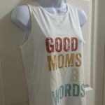 Star Wars Women’s Racerback tank top size Medium black w/ gold metallic graphic White Photo 1