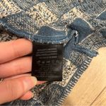 Nic+Zoe  Blue Patchwork Waterfall Open Front Cardigan Cotton Blend Size S Photo 2