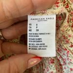 American Eagle  Pink Cream Floral Flowy Long Sleeve Blouse Top Women's size Small Photo 7