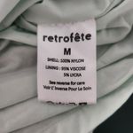 Retrofête Retrofete Mich Sequin Mini Dress in Mint Aqua Green Medium Beaded Sleeveless Photo 9