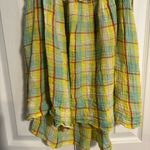 Anthropologie By  Ruffled Plaid Babydoll Dress Photo 3