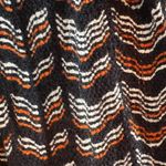 Anthropologie Black and Orange boho Pants with Elastic Waistband size small Photo 11