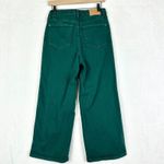 Judy Blue  High Rise Wide Leg Crop Jeans Size 7/28 Teal Green Tummy Control Photo 3