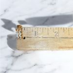 Gold Plated Huggie Wave Cubic Zirconia Earrings NEW Photo 5