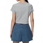 Uniqlo GU NYC Graphic Cropped T-Shirt | MUSEUM OF ICE CREAM Baby Tee Gray NWT S Photo 5