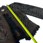 Alberto Makali  Mink 100% Real Fur Trim Tweed Blazer Jacket Photo 8