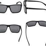 Men's Sports Polarized Sunglasses Square Frame Glasses Photo 2