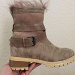 ROSS & SNOW “Emilina” Weatherproof Shearling Camo Moto Ankle Boots Size 6 Photo 5