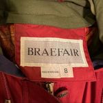 Vintage Braefair Trench Coat Red Size 8 Photo 9