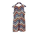 Retro 70s Zig Zag Multicolor Striped Mini Dress 12 Multiple Photo 4