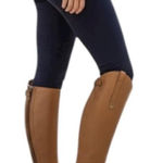 Sam Edelman Penny 2 Riding Boots Womens Size 6.5 Wide Calf Tan Leather Knee High Photo 0