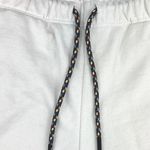 Peloton TWGF White Drawstring Pockets Athletic Running Activewear Sweat Short XS Photo 2