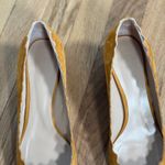 Chloé Lauren Suede Scallop Block Heel Pump 41 Tan Photo 1