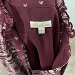 Shoshanna  Braemar Tie-Neck Long-Sleeve Printed Chiffon Silk Boho Dress‎ Size 4 Photo 2