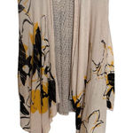 Nic+Zoe  Beige and Black Floral Women's Poncho Photo 0