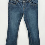 Oakley Dark Wash Blue Cotton Blend Bootcut Denim Jeans Women's Size 6 Photo 0