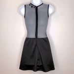 For Love & Lemons Lulu Mesh Black Skater Dress Photo 3