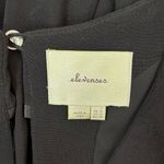 Anthropologie Elevenses Alexa Ruffle Romper Black Open Back Size 0 Photo 6