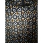 J. McLaughlin Womens Size M Navy White Geometric Print Sleeveless Sheath Dress Photo 3