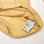 American Eagle Light Mustard Ribbed Long Sleeve Shirt Photo 3